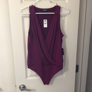 Express Purple Bodysuit - size M